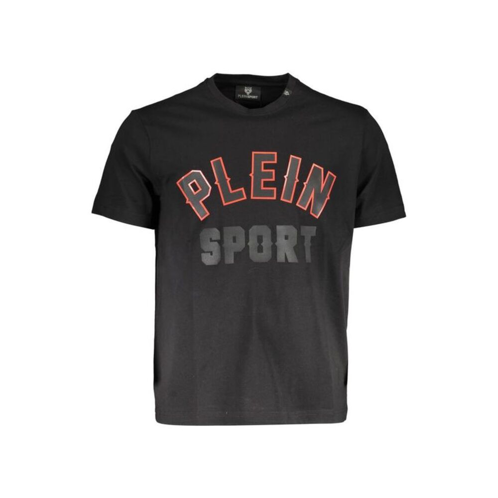 Plein Sport Black Cotton Men Men's T-Shirt